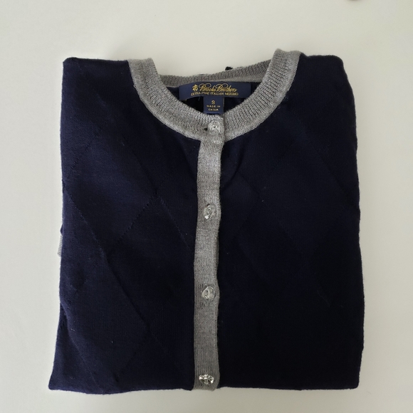 Brooks Brothers 100% Merino Wool Cardigan - Picture 5 of 7